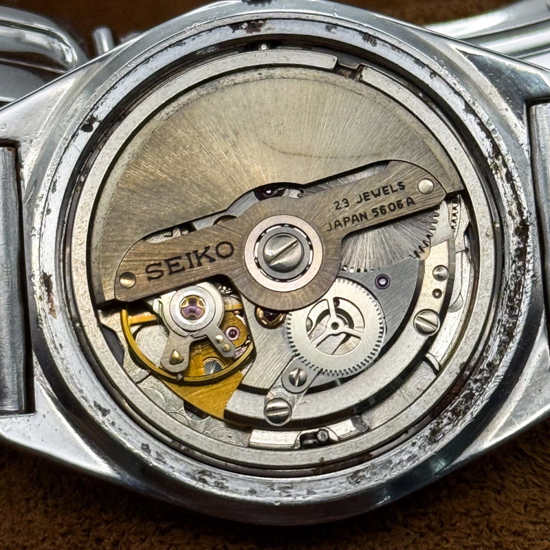 Seiko Seiko - Lord Matic "Gradient Blue Sunburst" 夜晶 (Yashō) – Night Crystal - No reserve price - 5606-7260 - Men - 1972 vintage watch - image 26