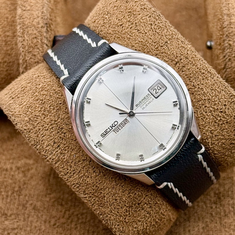 Seiko Seiko - Business [Near-Mint] 紳静 (Shinsei) – Gentleman’s Silence - No reserve price - 6206-8010 - Men - 1965 vintage watch - image 6