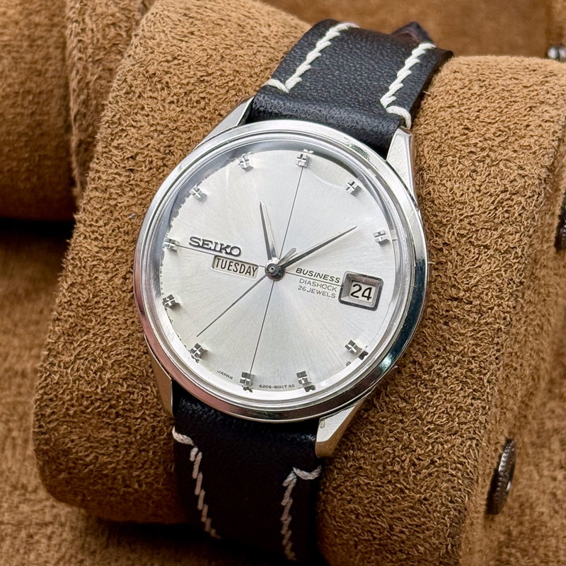 Seiko Seiko - Business [Near-Mint] 紳静 (Shinsei) – Gentleman’s Silence - No reserve price - 6206-8010 - Men - 1965 vintage watch - image 8