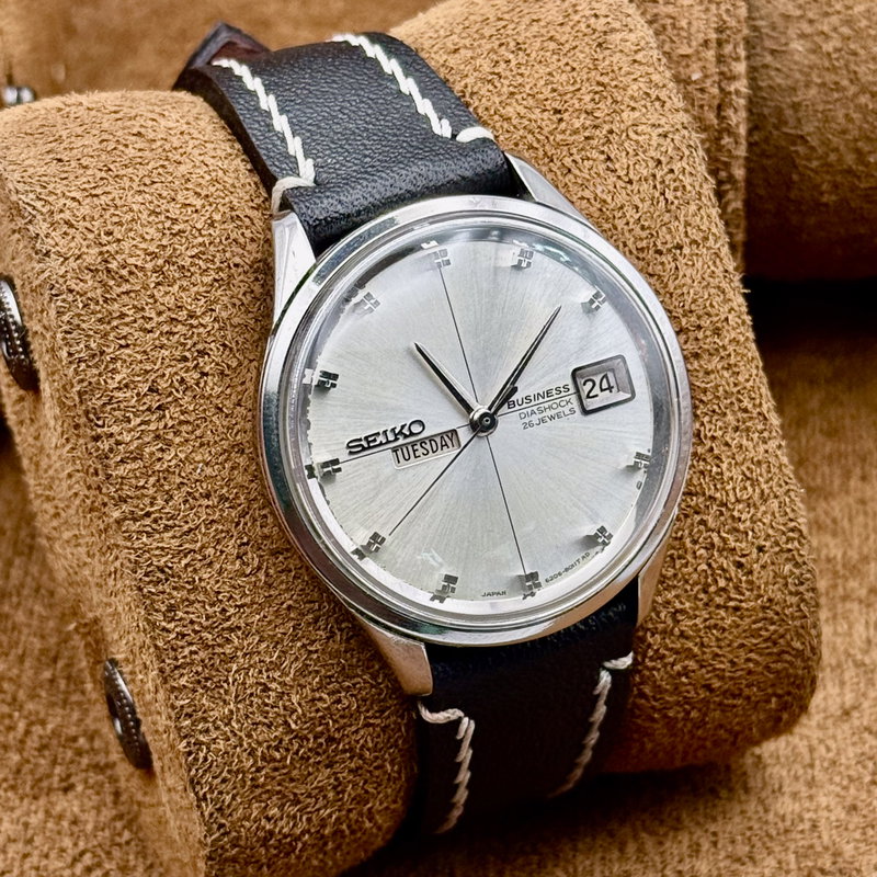 Seiko Seiko - Business [Near-Mint] 紳静 (Shinsei) – Gentleman’s Silence - No reserve price - 6206-8010 - Men - 1965 vintage watch - image 9