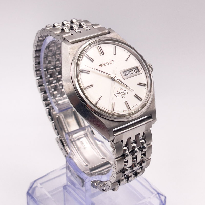 Seiko Seiko - Lord Matic "Linen-dial" 静雪 – Seisetsu – Silent Snow - No reserve price - 5606-7010 - Men - 1970 vintage watch - image 8