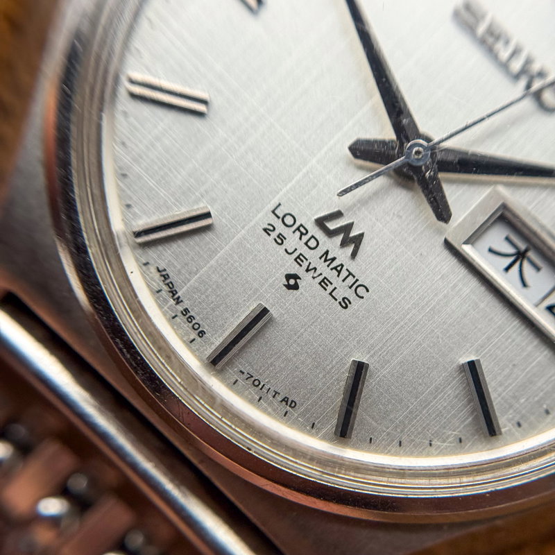 Seiko Seiko - Lord Matic "Linen-dial" 静雪 – Seisetsu – Silent Snow - No reserve price - 5606-7010 - Men - 1970 vintage watch - image 20