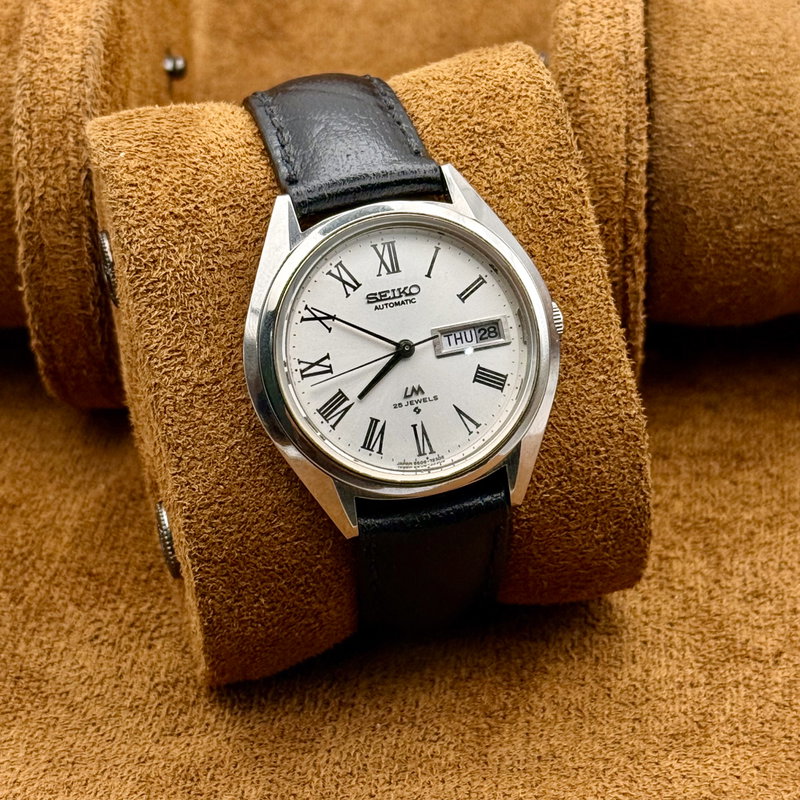 Seiko Seiko - LM [Near-NOS] 鏡明 (Kyōmei) – Mirror Clarity - No Reserve Price - 5606-7192 - Men - 1974 vintage watch - image 4