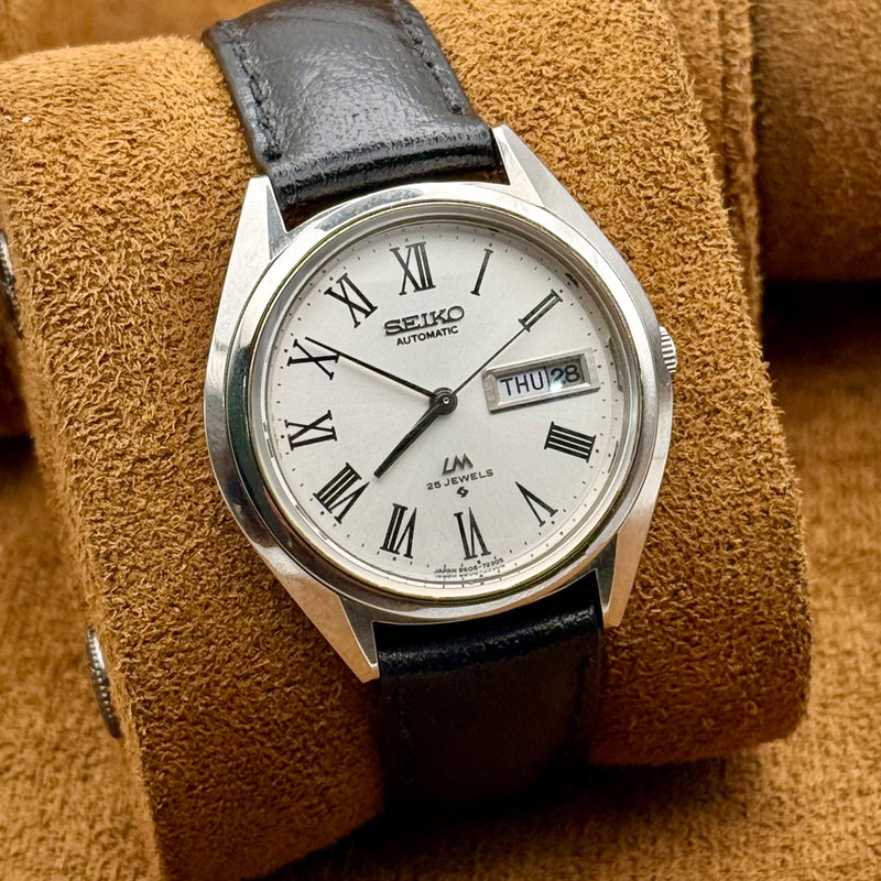 Seiko Seiko - LM [Near-NOS] 鏡明 (Kyōmei) – Mirror Clarity - No Reserve Price - 5606-7192 - Men - 1974 vintage watch - image 7