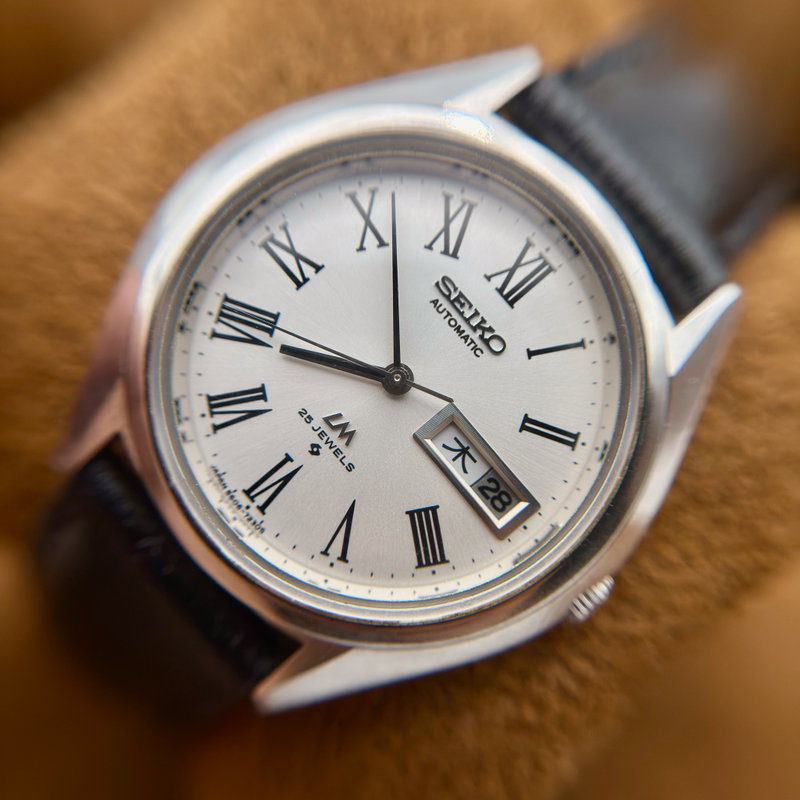 Seiko Seiko - LM [Near-NOS] 鏡明 (Kyōmei) – Mirror Clarity - No Reserve Price - 5606-7192 - Men - 1974 vintage watch - image 9