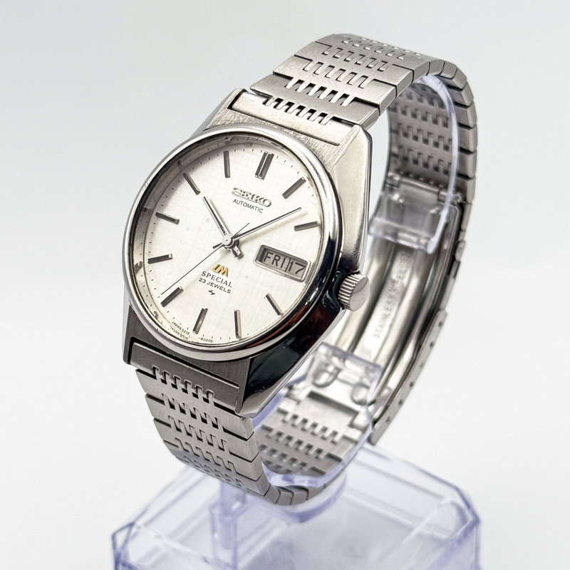 Seiko Seiko - LM Special "Linen-dial" 光映 (Kōei) – Reflected Light - No reserve price - 5216-8020 - Men - 1975 vintage watch - image 2