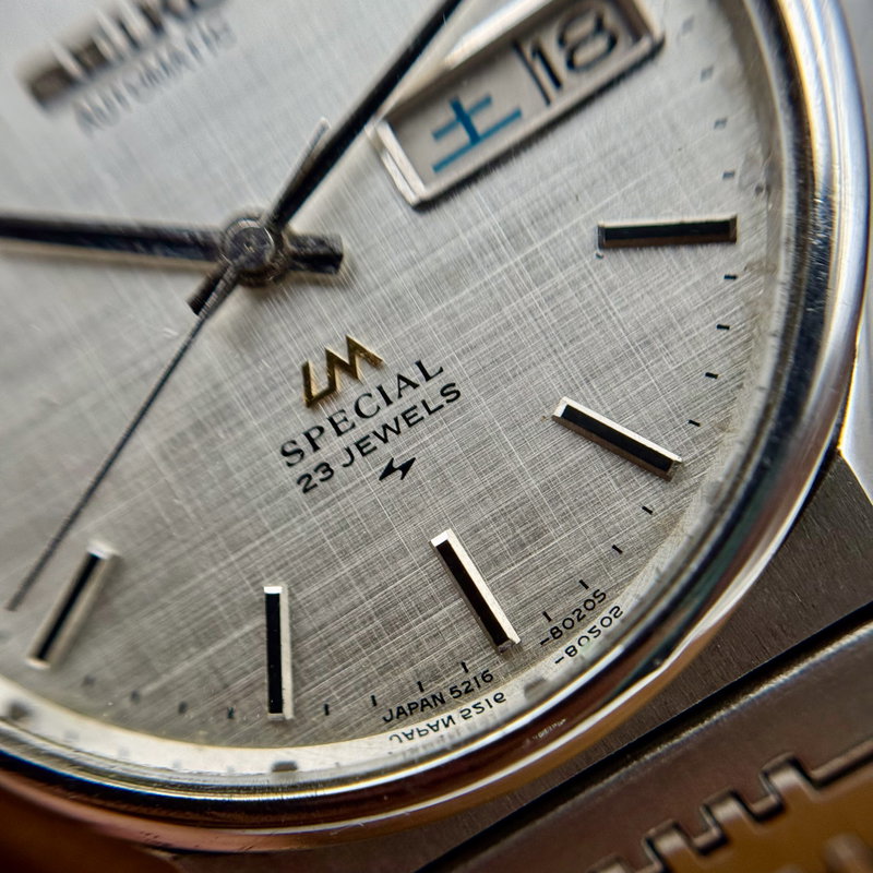 Seiko Seiko - LM Special "Linen-dial" 光映 (Kōei) – Reflected Light - No reserve price - 5216-8020 - Men - 1975 vintage watch - image 15
