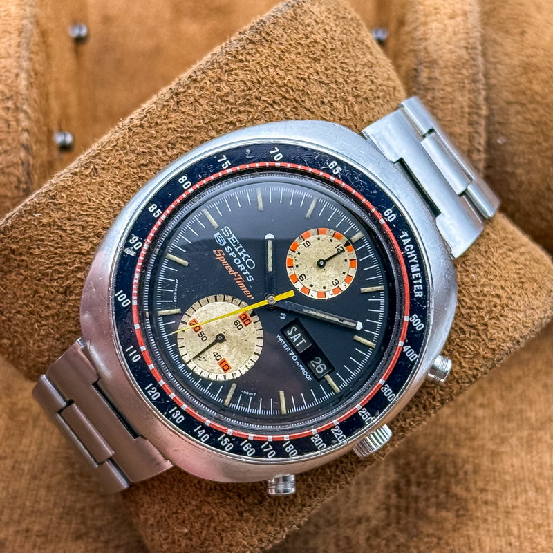 Seiko Seiko - 5 Sports Speed-Timer "UFO" Chronograph - 6138-0010 - Men - 1970 vintage watch - image 14