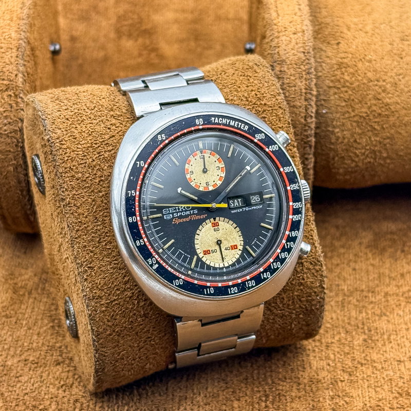 Seiko Seiko - 5 Sports Speed-Timer "UFO" Chronograph - 6138-0010 - Men - 1970 vintage watch - image 16