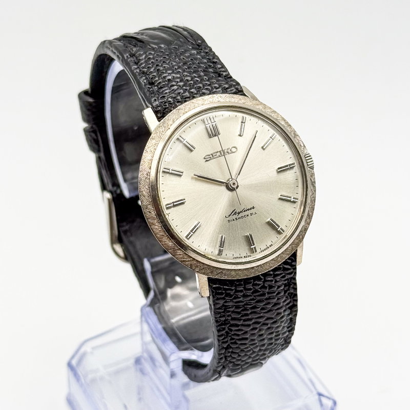 Seiko Seiko - Skyliner 銀霞 (Ginkasumi) – Silver Haze - No Reserve Price - 6220-7220 - Men - 1965 vintage watch - image 4