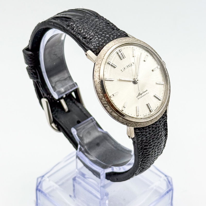 Seiko Seiko - Skyliner 銀霞 (Ginkasumi) – Silver Haze - No Reserve Price - 6220-7220 - Men - 1965 vintage watch - image 5