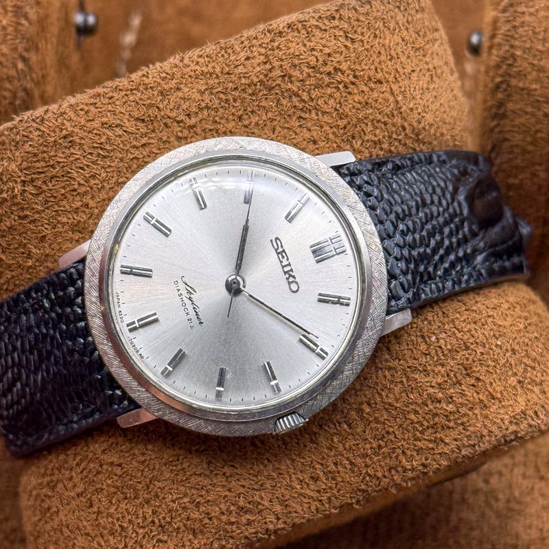 Seiko Seiko - Skyliner 銀霞 (Ginkasumi) – Silver Haze - No Reserve Price - 6220-7220 - Men - 1965 vintage watch - image 12