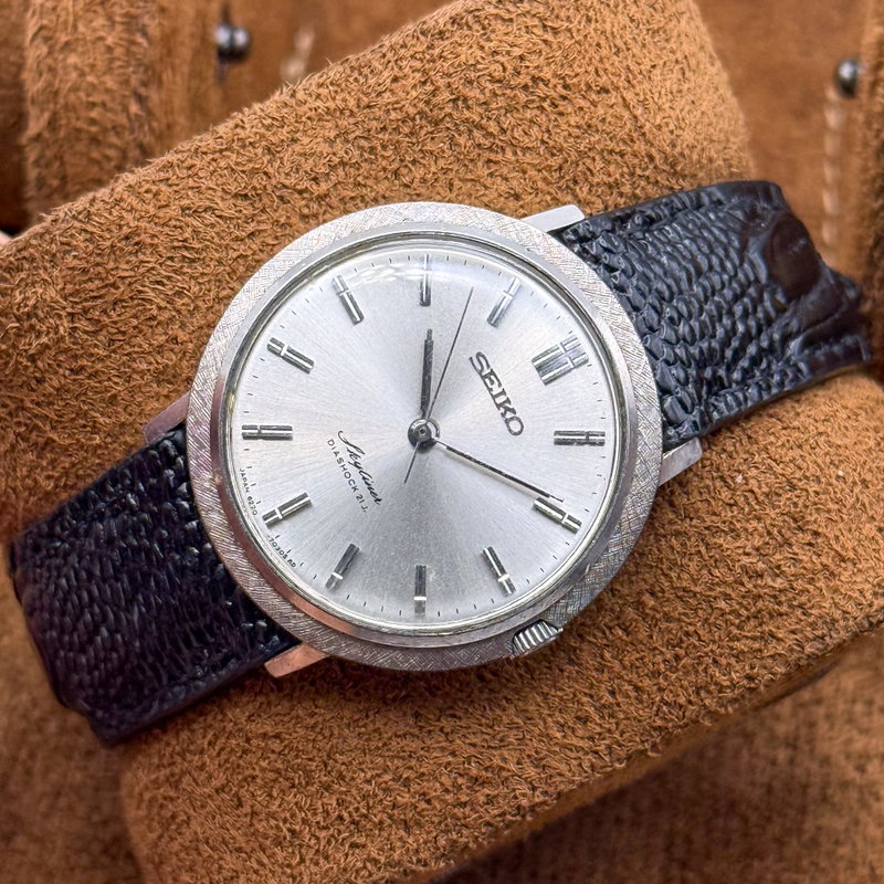 Seiko Seiko - Skyliner 銀霞 (Ginkasumi) – Silver Haze - No Reserve Price - 6220-7220 - Men - 1965 vintage watch - image 13