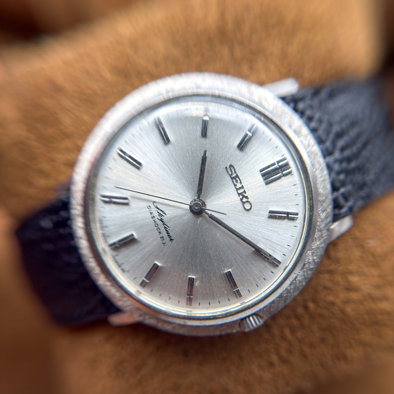 Seiko Seiko - Skyliner 銀霞 (Ginkasumi) – Silver Haze - No Reserve Price - 6220-7220 - Men - 1965 vintage watch - image 18