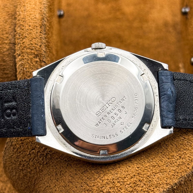 Seiko Seiko - Lord Matic "Gradient Blue Sunburst" 光映 – Kōei – Reflected Light - No reserve price - 5606-7310 - Men - 1973 vintage watch - image 17