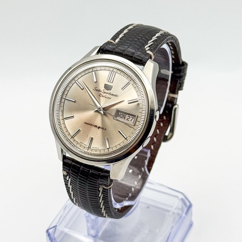 Seiko Seiko - Sportsmatic Deluxe 経年 (Keinen) – Aging Gracefully - No Reserve Price - 7619-7010 - Men - 1965 vintage watch - image 3