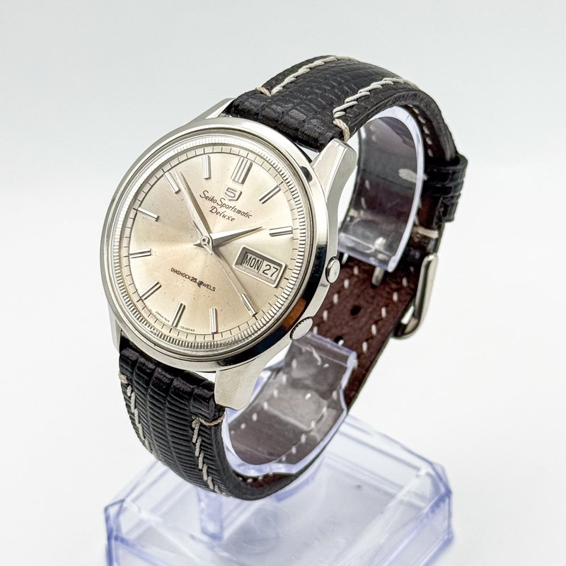 Seiko Seiko - Sportsmatic Deluxe 経年 (Keinen) – Aging Gracefully - No Reserve Price - 7619-7010 - Men - 1965 vintage watch - image 4