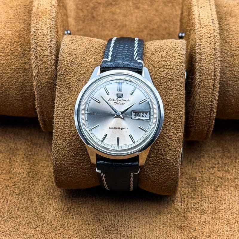 Seiko Seiko - Sportsmatic Deluxe 経年 (Keinen) – Aging Gracefully - No Reserve Price - 7619-7010 - Men - 1965 vintage watch - image 10
