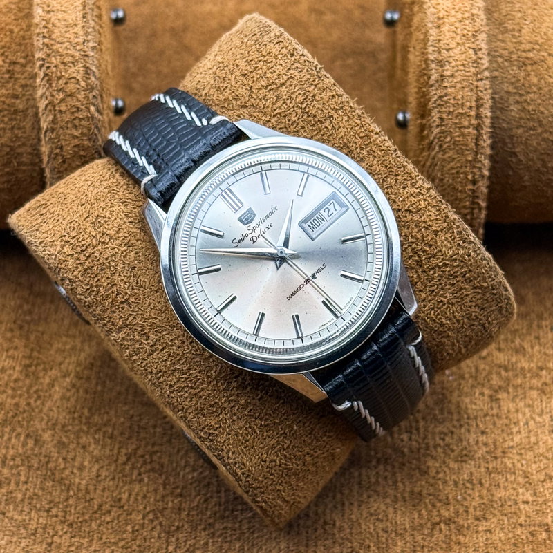 Seiko Seiko - Sportsmatic Deluxe 経年 (Keinen) – Aging Gracefully - No Reserve Price - 7619-7010 - Men - 1965 vintage watch - image 13