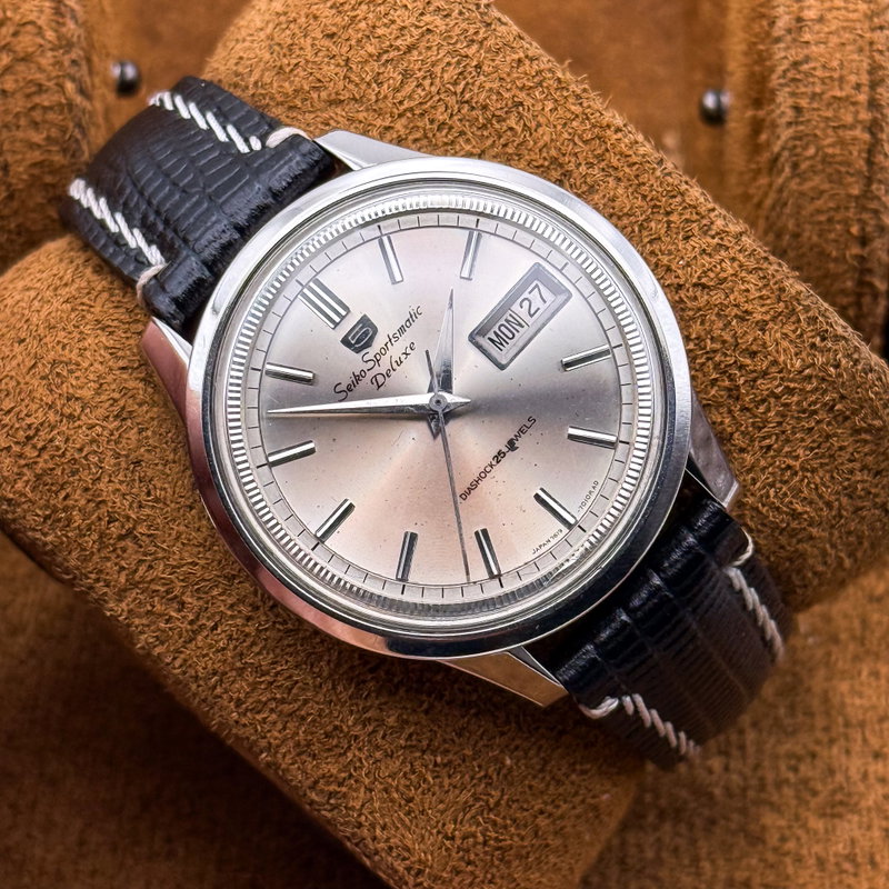 Seiko Seiko - Sportsmatic Deluxe 経年 (Keinen) – Aging Gracefully - No Reserve Price - 7619-7010 - Men - 1965 vintage watch - image 14