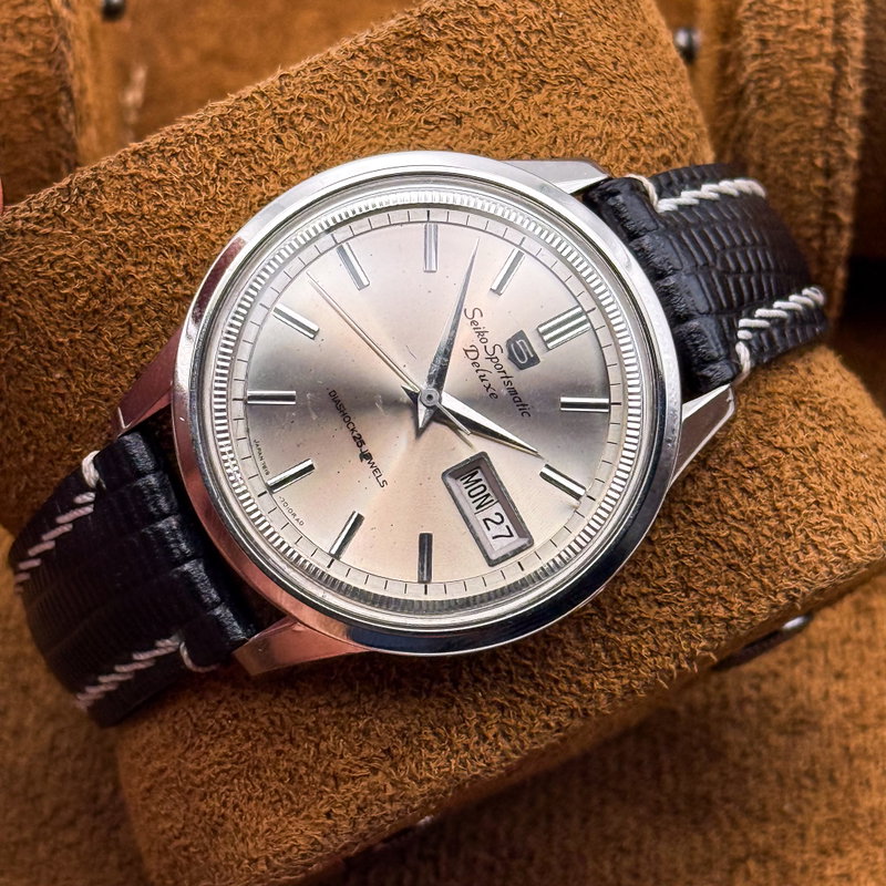 Seiko Seiko - Sportsmatic Deluxe 経年 (Keinen) – Aging Gracefully - No Reserve Price - 7619-7010 - Men - 1965 vintage watch - image 15