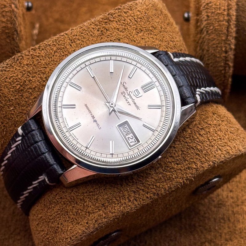 Seiko Seiko - Sportsmatic Deluxe 経年 (Keinen) – Aging Gracefully - No Reserve Price - 7619-7010 - Men - 1965 vintage watch - image 16