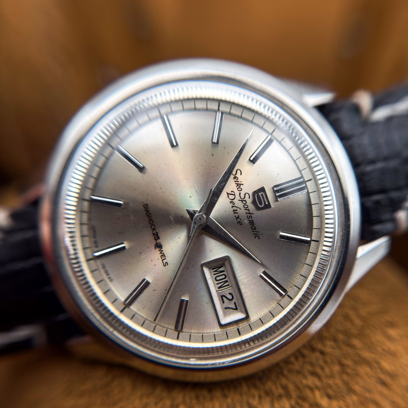 Seiko Seiko - Sportsmatic Deluxe 経年 (Keinen) – Aging Gracefully - No Reserve Price - 7619-7010 - Men - 1965 vintage watch - image 19