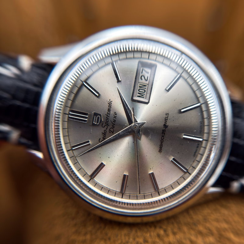 Seiko Seiko - Sportsmatic Deluxe 経年 (Keinen) – Aging Gracefully - No Reserve Price - 7619-7010 - Men - 1965 vintage watch - image 21