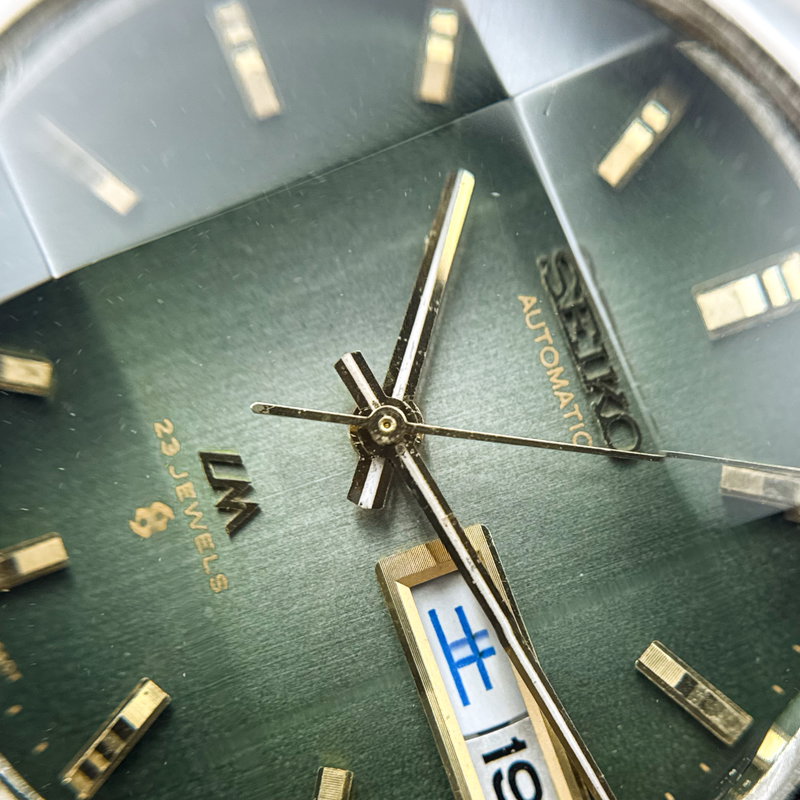 Seiko Seiko - LM "Gradient Green Sunburst" [Near-Mint] 純光 (Junkō) – Pure Light - No reserve price - 5606-7310 - Men - 1973 vintage watch - image 25