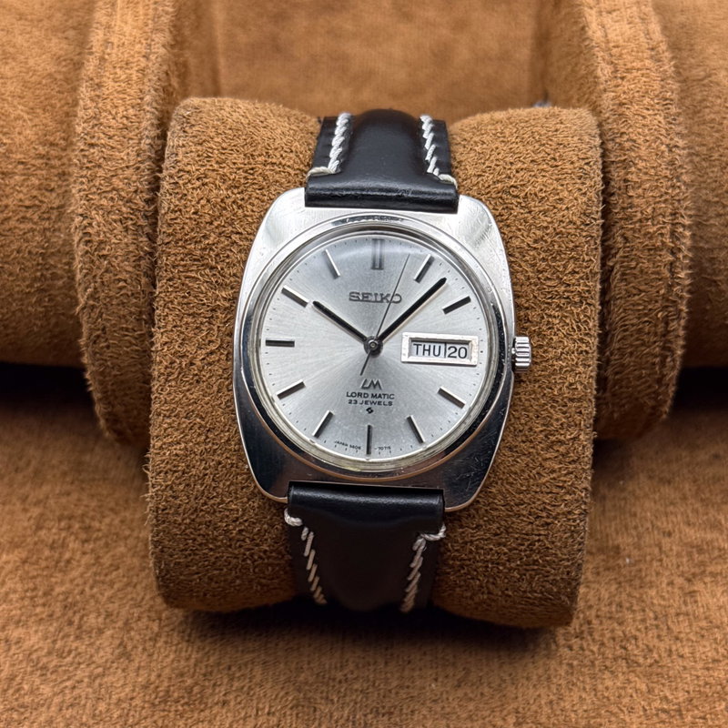 Seiko Seiko - Lord Matic 銀環 (Ginkan) – Silver Halo - No reserve price - 5606-7130 - Men - 1969 vintage watch - image 2