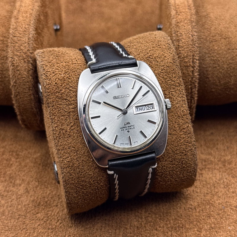 Seiko Seiko - Lord Matic 銀環 (Ginkan) – Silver Halo - No reserve price - 5606-7130 - Men - 1969 vintage watch - image 4