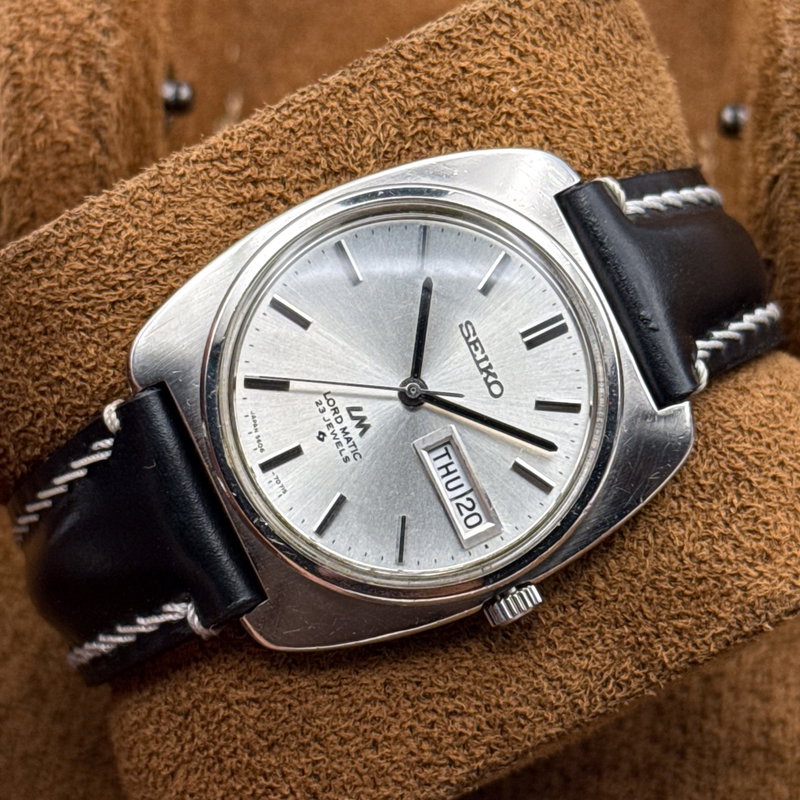 Seiko Seiko - Lord Matic 銀環 (Ginkan) – Silver Halo - No reserve price - 5606-7130 - Men - 1969 vintage watch - image 6