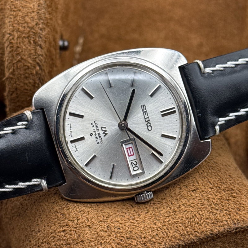 Seiko Seiko - Lord Matic 銀環 (Ginkan) – Silver Halo - No reserve price - 5606-7130 - Men - 1969 vintage watch - image 1