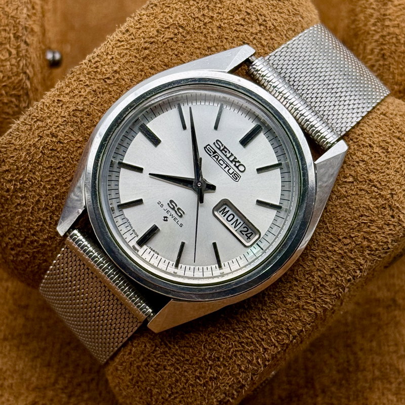 Seiko Seiko - 5Actus 光然 (Kōzen) – Natural Light - No Reserve Price - 6106-7510 - Men - 1973 vintage watch - image 15