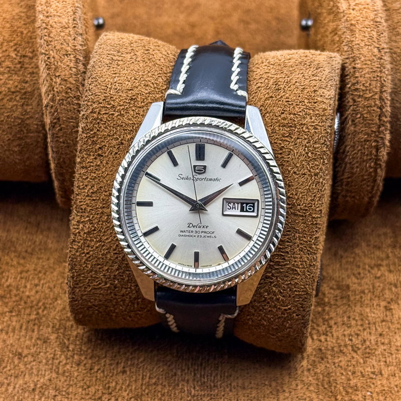 Seiko Seiko - Sportsmatic Deluxe 幽環 (Yūkan) – Ethereal Halo - No Reserve Price - 7606-7000 - Men - 1965 vintage watch - image 2