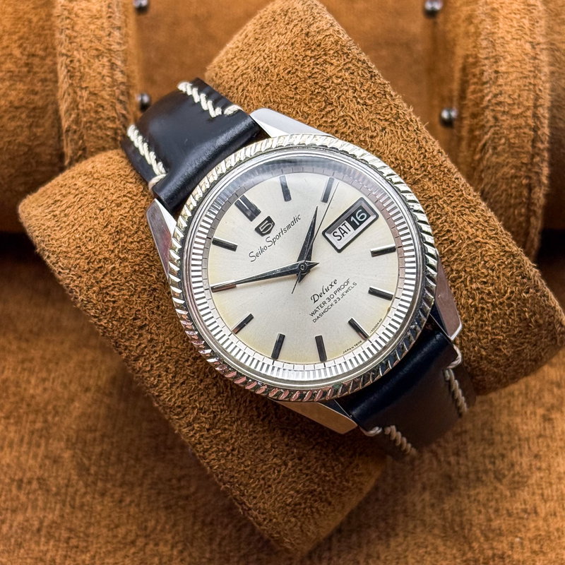 Seiko Seiko - Sportsmatic Deluxe 幽環 (Yūkan) – Ethereal Halo - No Reserve Price - 7606-7000 - Men - 1965 vintage watch - image 1