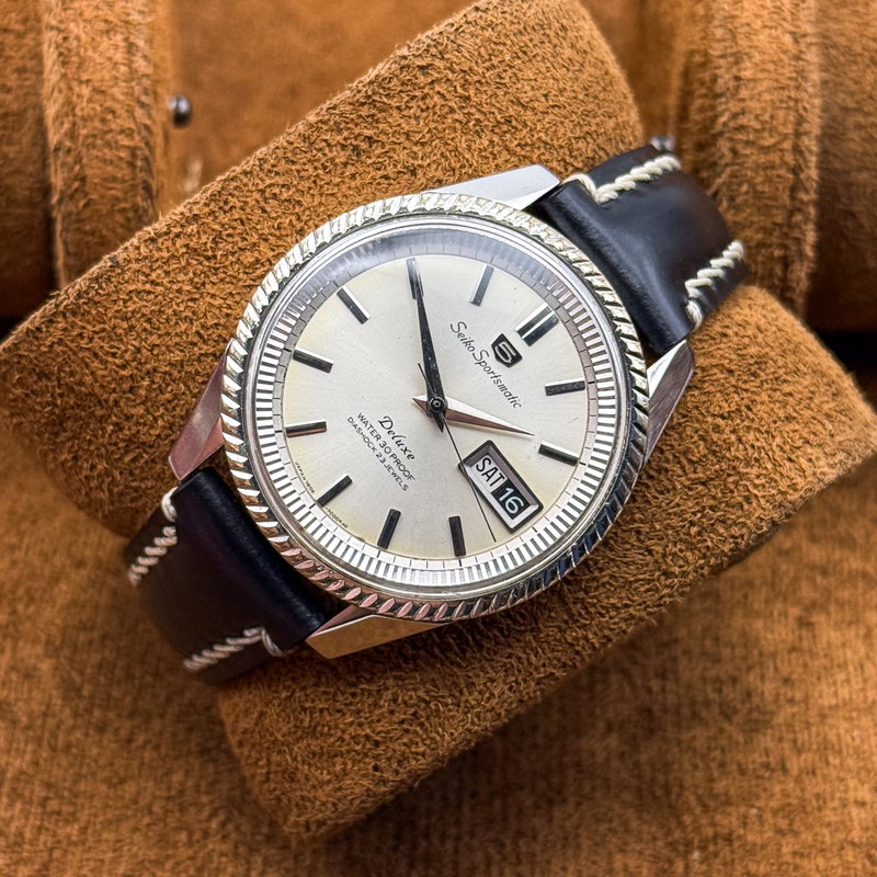 Seiko Seiko - Sportsmatic Deluxe 幽環 (Yūkan) – Ethereal Halo - No Reserve Price - 7606-7000 - Men - 1965 vintage watch - image 5