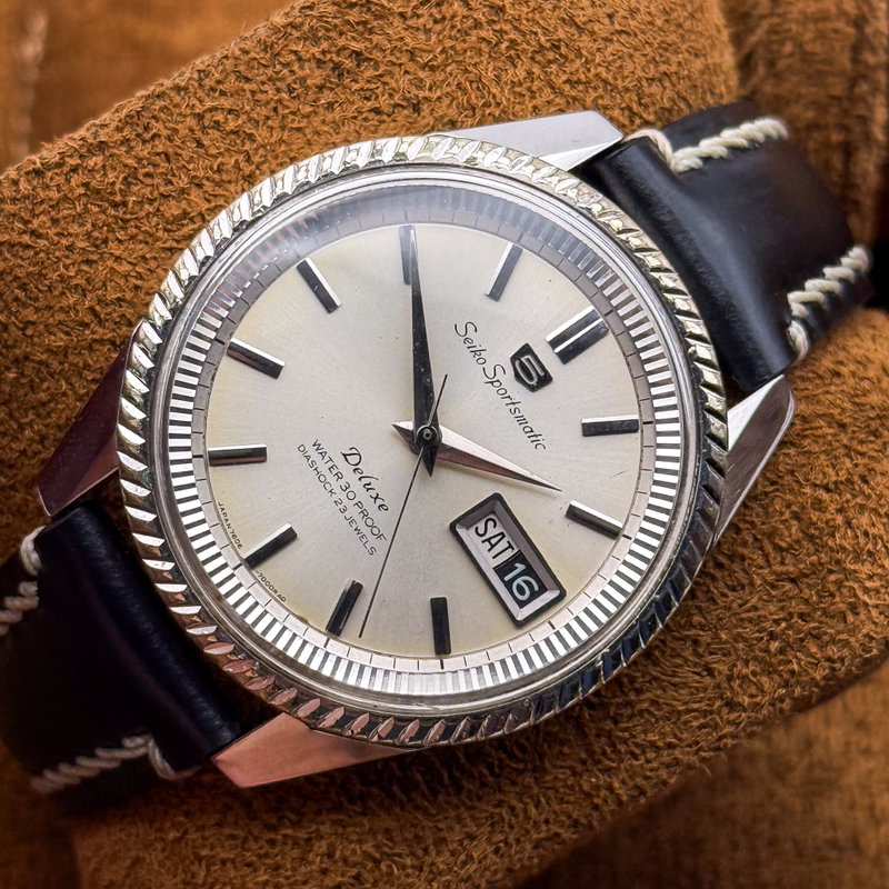Seiko Seiko - Sportsmatic Deluxe 幽環 (Yūkan) – Ethereal Halo - No Reserve Price - 7606-7000 - Men - 1965 vintage watch - image 6