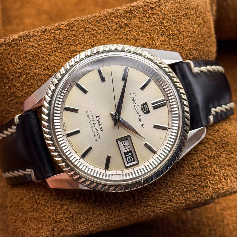 Seiko Seiko - Sportsmatic Deluxe 幽環 (Yūkan) – Ethereal Halo - No Reserve Price - 7606-7000 - Men - 1965 vintage watch - image 10