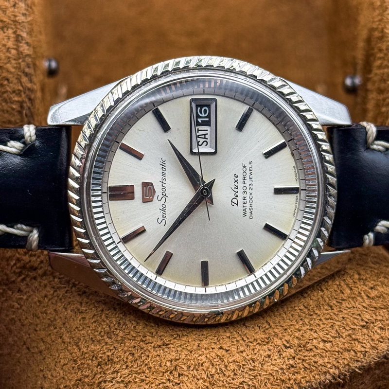 Seiko Seiko - Sportsmatic Deluxe 幽環 (Yūkan) – Ethereal Halo - No Reserve Price - 7606-7000 - Men - 1965 vintage watch - image 17