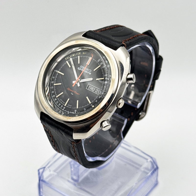 Seiko Seiko - 5 Sports SpeedTimer Chronograph - 7017-8000 - Men - 1971 vintage watch - image 2