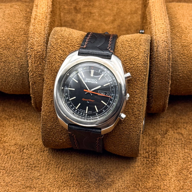 Seiko Seiko - 5 Sports SpeedTimer Chronograph - 7017-8000 - Men - 1971 vintage watch - image 9