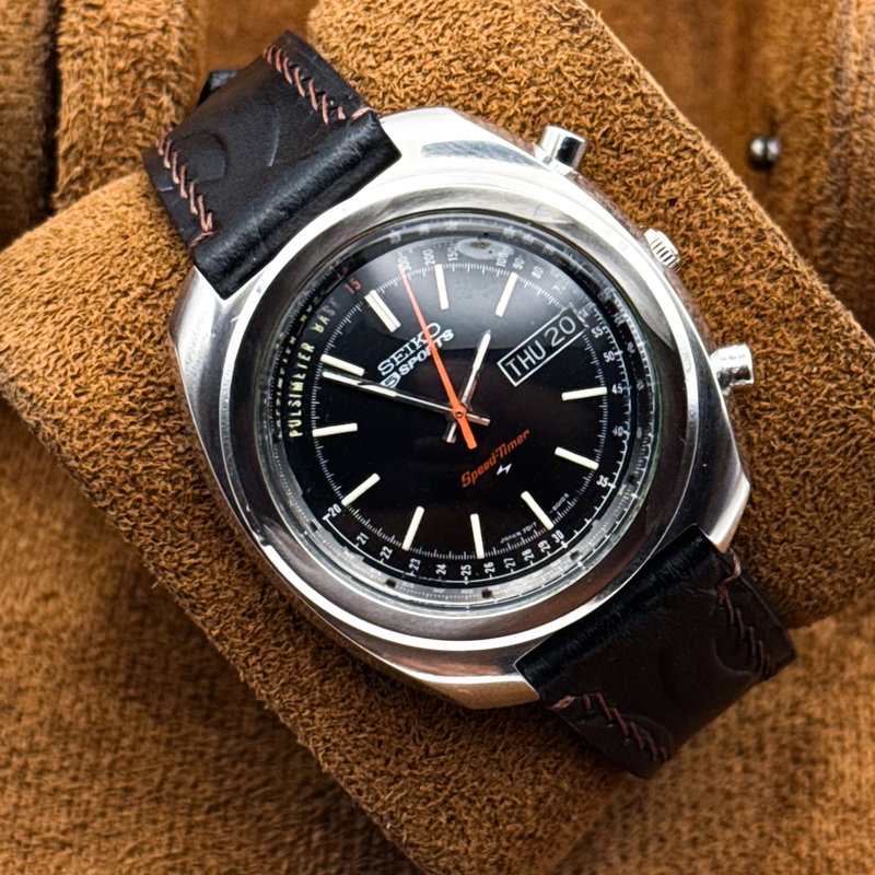 Seiko Seiko - 5 Sports SpeedTimer Chronograph - 7017-8000 - Men - 1971 vintage watch - image 14