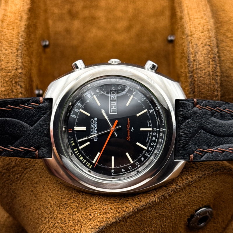 Seiko Seiko - 5 Sports SpeedTimer Chronograph - 7017-8000 - Men - 1971 vintage watch - image 23
