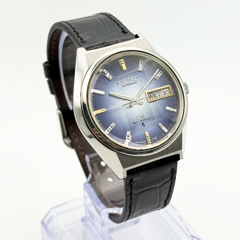 Seiko Seiko - LM "Gradient Blue Sunburst" [Near-Mint] 螺光 – Rako – Spiral Light - No Reserve Price - 5606-7310 - Men - 1973 vintage watch - image 5