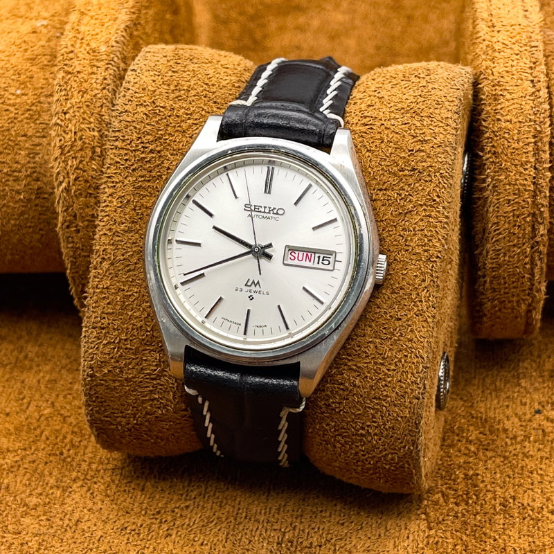 Seiko Seiko - Lord Matic "Silver Sunburst" - No Reserve Price - 5606-7072 - Men - 1974 vintage watch - image 2