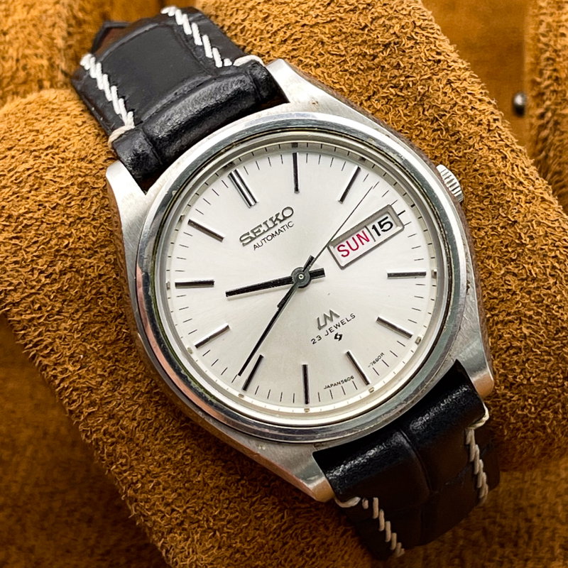 Seiko Seiko - Lord Matic "Silver Sunburst" - No Reserve Price - 5606-7072 - Men - 1974 vintage watch - image 5