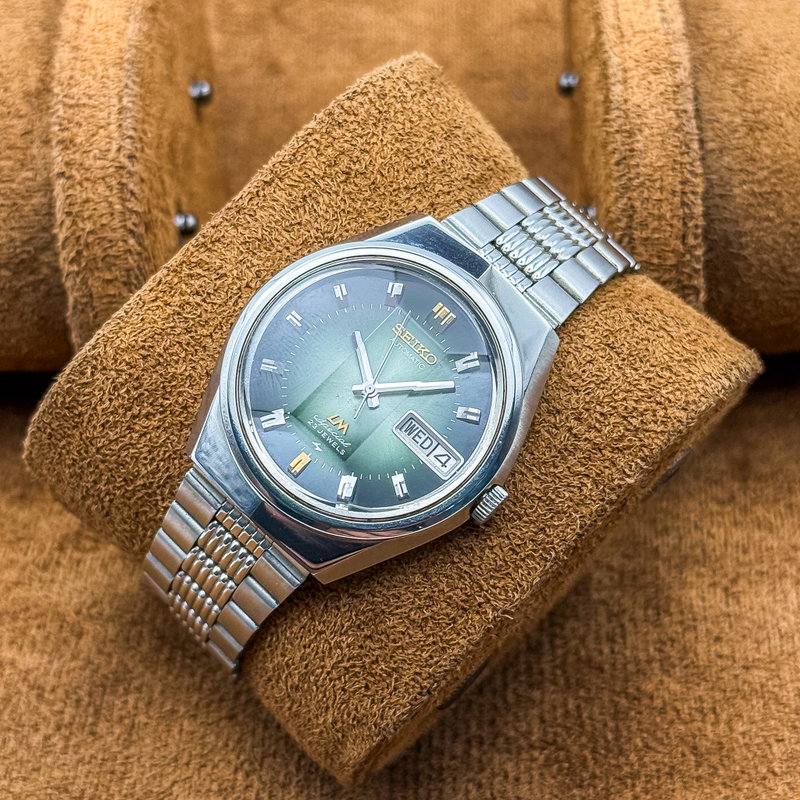 Seiko Seiko - LM Special (Lord Matic) "Gradient Green Sunburst" - No reserve price - 5206-6100 - Men - 1973 vintage watch - image 4