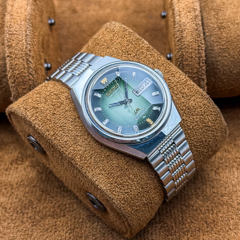 Seiko Seiko - LM Special (Lord Matic) "Gradient Green Sunburst" - No reserve price - 5206-6100 - Men - 1973 vintage watch - image 5