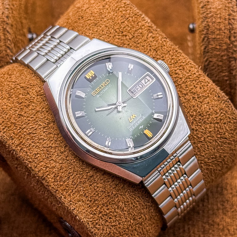 Seiko Seiko - LM Special (Lord Matic) "Gradient Green Sunburst" - No reserve price - 5206-6100 - Men - 1973 vintage watch - image 7